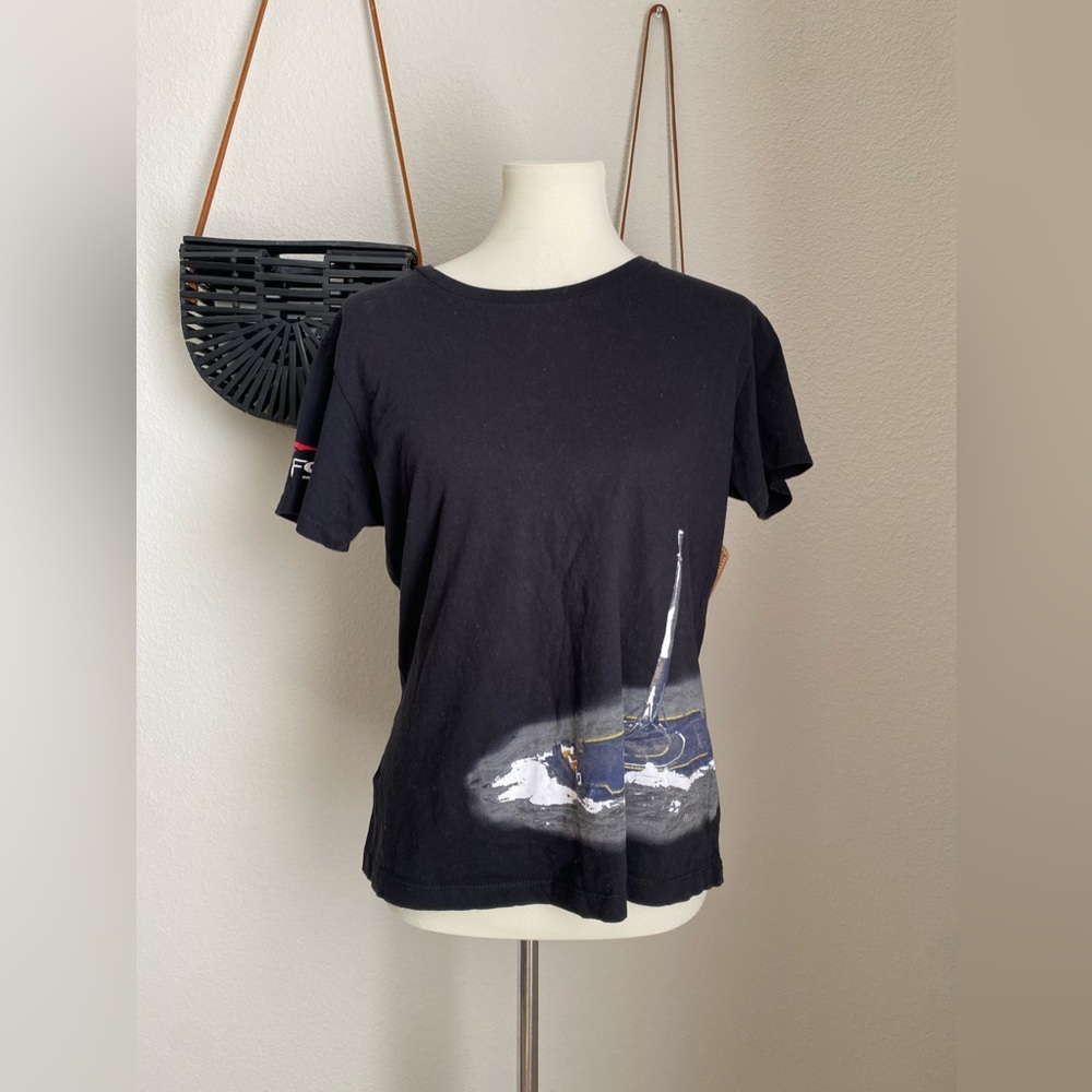 Space X F9 Rocket Space Program Short Sleeve T-Shirt, Size XL